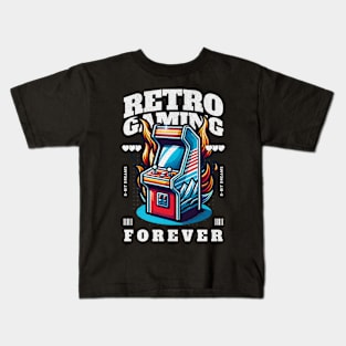 Retro Gaming Forever Kids T-Shirt